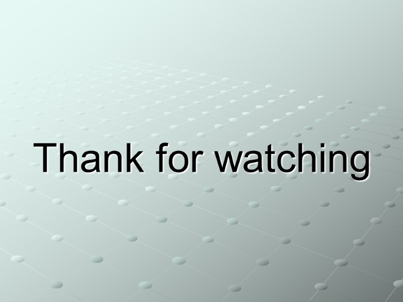 Thank for watching